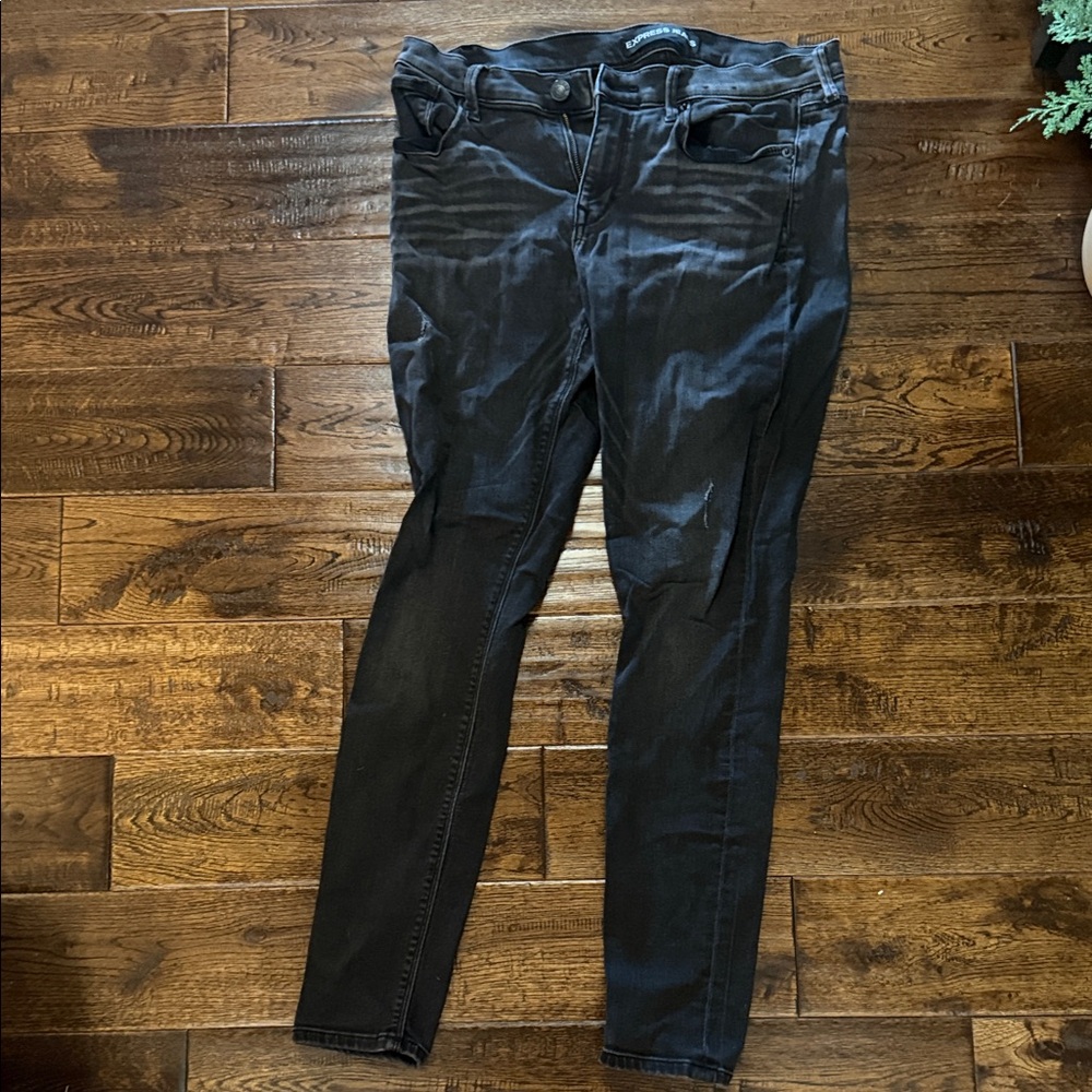 Express Women's Dark Jeans - Picture 1 of 8